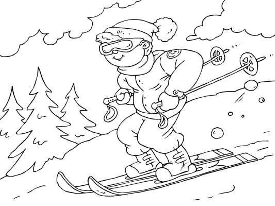 skiing coloring pages 53 christmas coloring and activity pages to keep your kids pages skiing coloring 