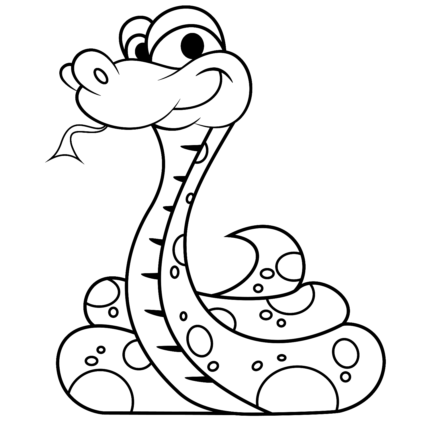 snake coloring page coloring pages snakes coloring pages free and printable coloring page snake 