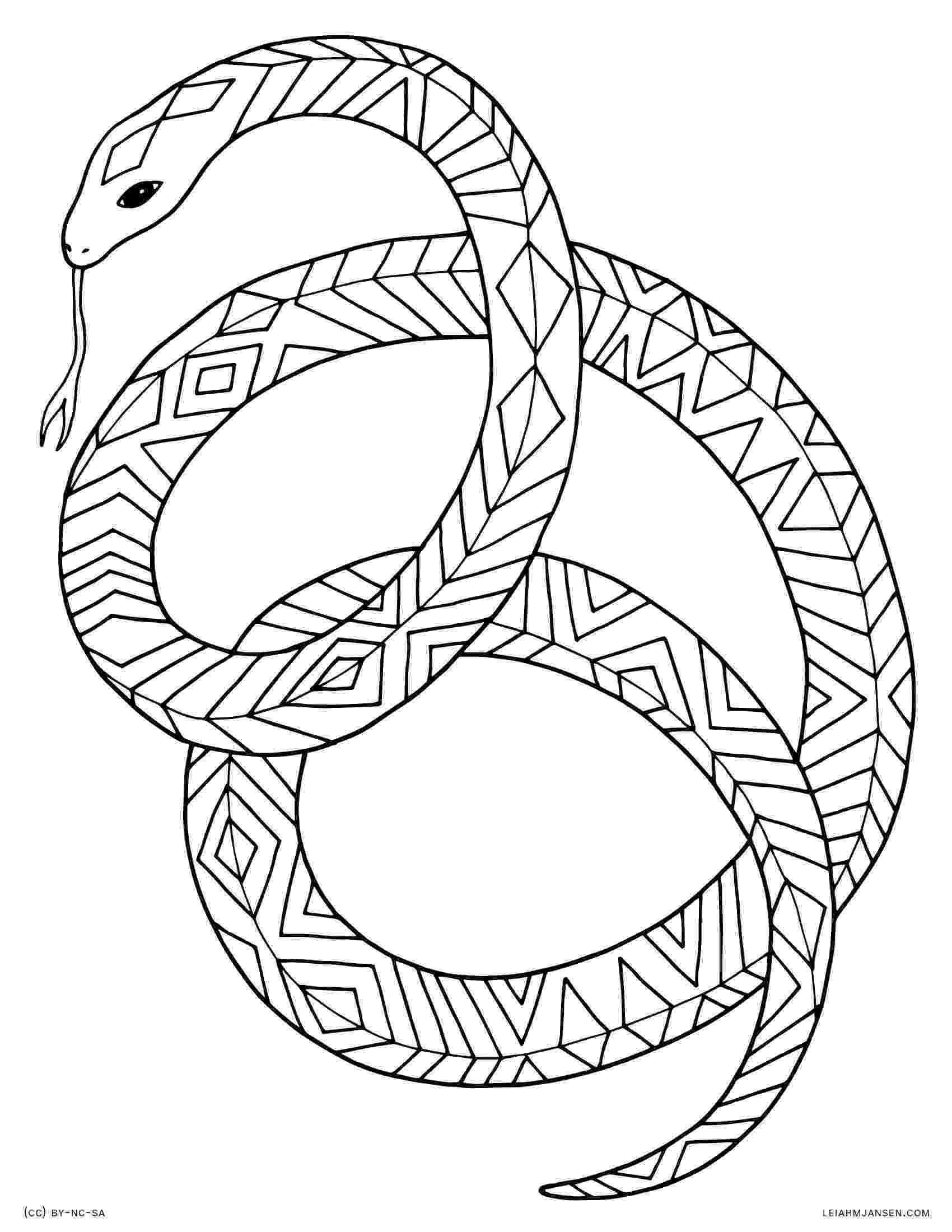snakes colouring pages coloring pages colouring snakes pages 