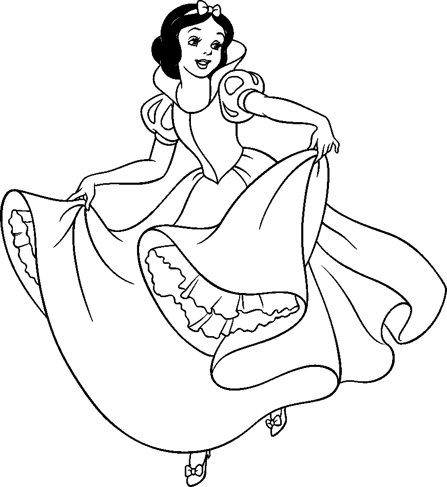 snow white coloring snow white coloring pages disneyclipscom coloring white snow 