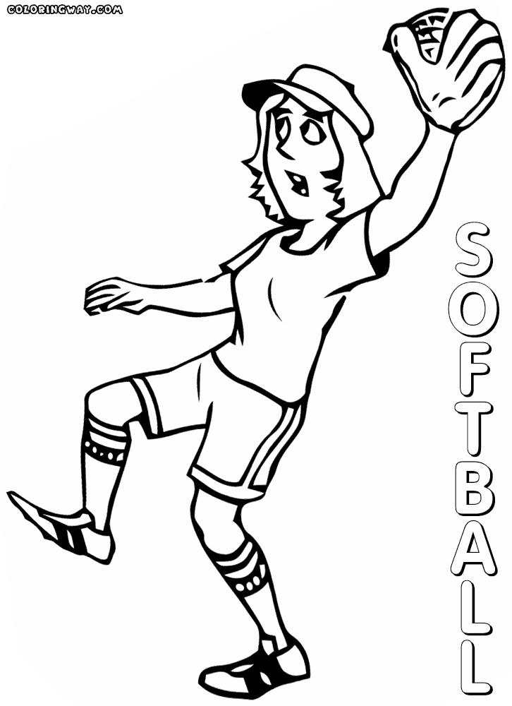 softball coloring pages free printable softball coloring pages coloring home softball coloring pages 