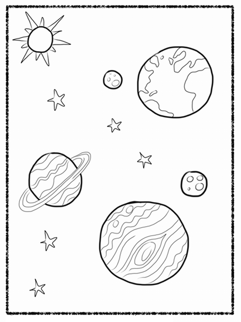 solar system coloring solar system coloring pages 360coloringpages system coloring solar 