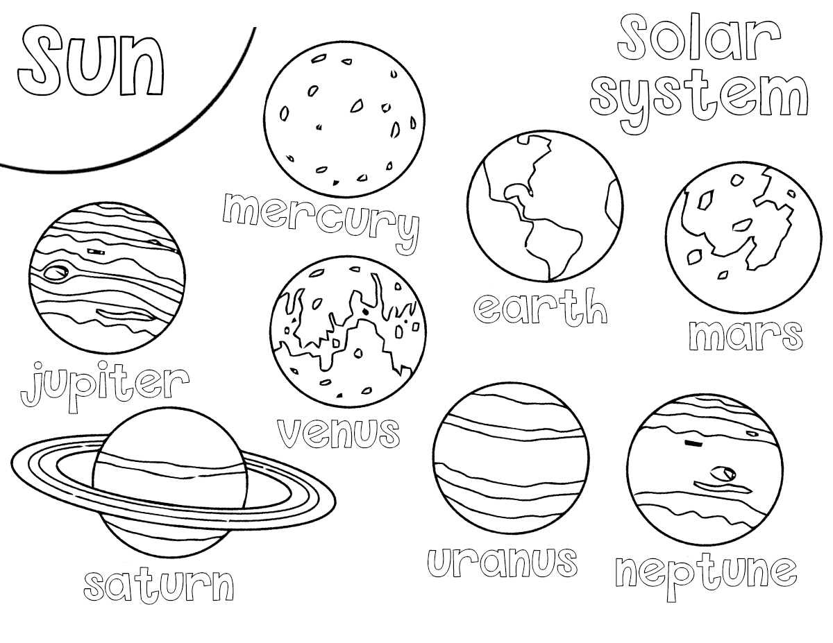 solar system coloring solar system coloring pages coloring pages to download solar coloring system 