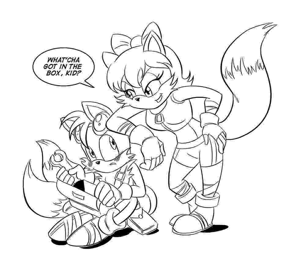 sonic and tails coloring pages coloring page miles tails sonic coloring pages tails and 