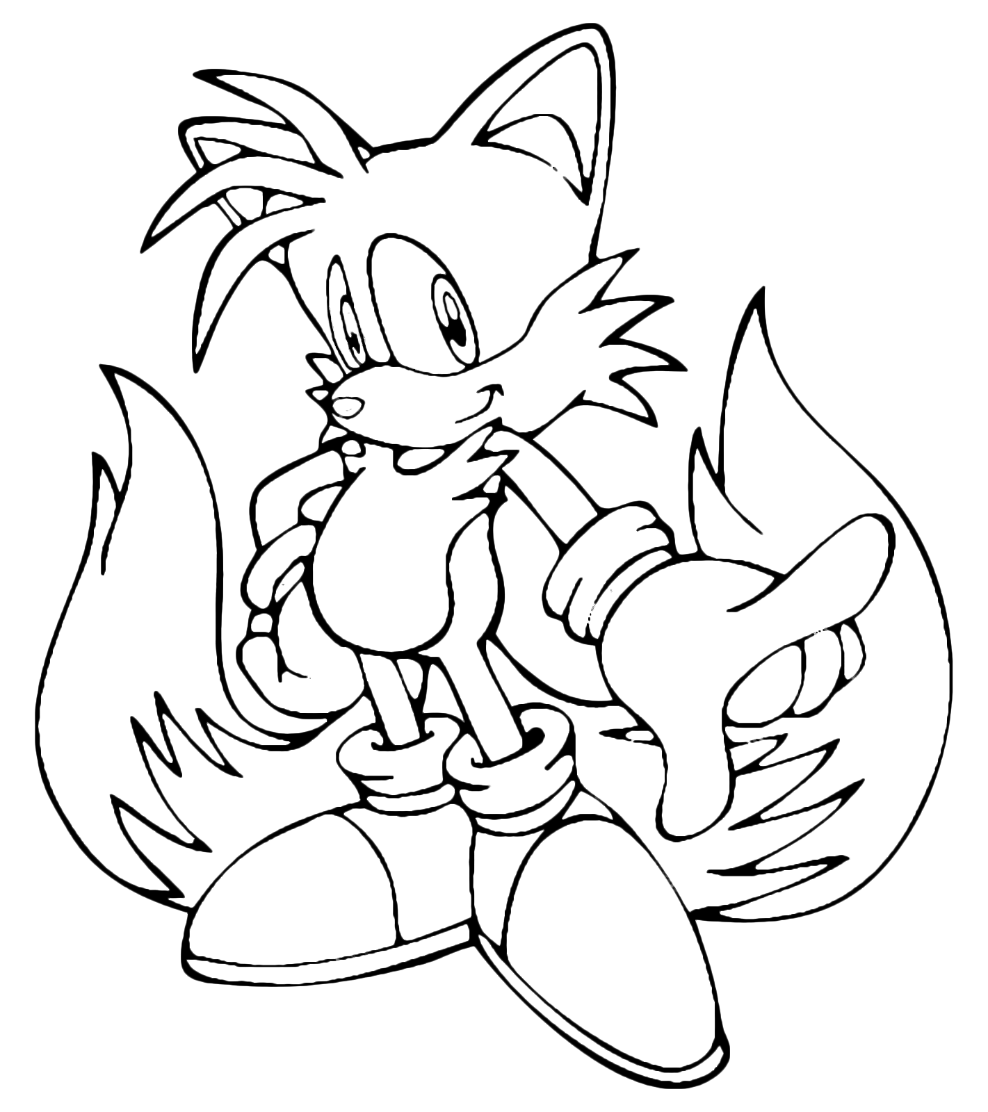 sonic and tails coloring pages sonic boom tails sonic39s best friend pages and sonic coloring tails 