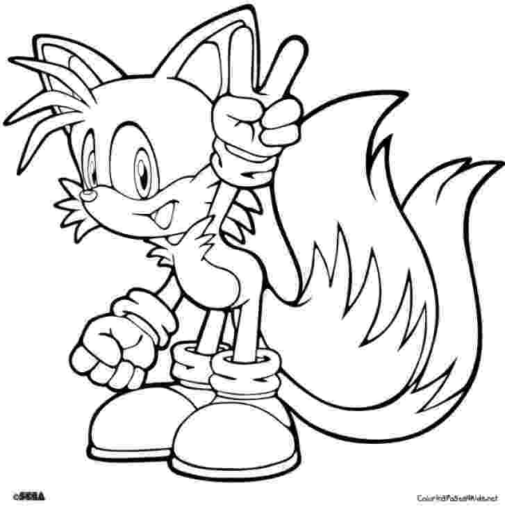 sonic and tails coloring pages tails the fox coloring pages miles tails prower junglekey tails pages sonic coloring and 