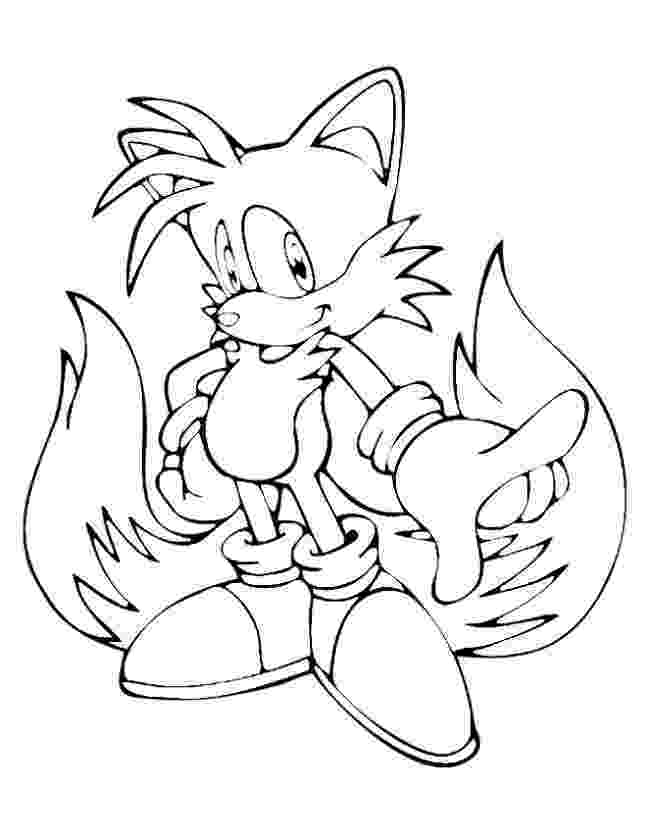 sonic and tails coloring pages tails the fox coloring pages tails and sonic coloring pages 