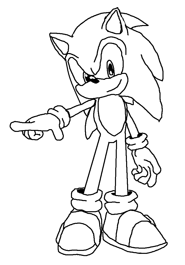 sonic coloring page free printable sonic the hedgehog coloring pages for kids coloring sonic page 1 1