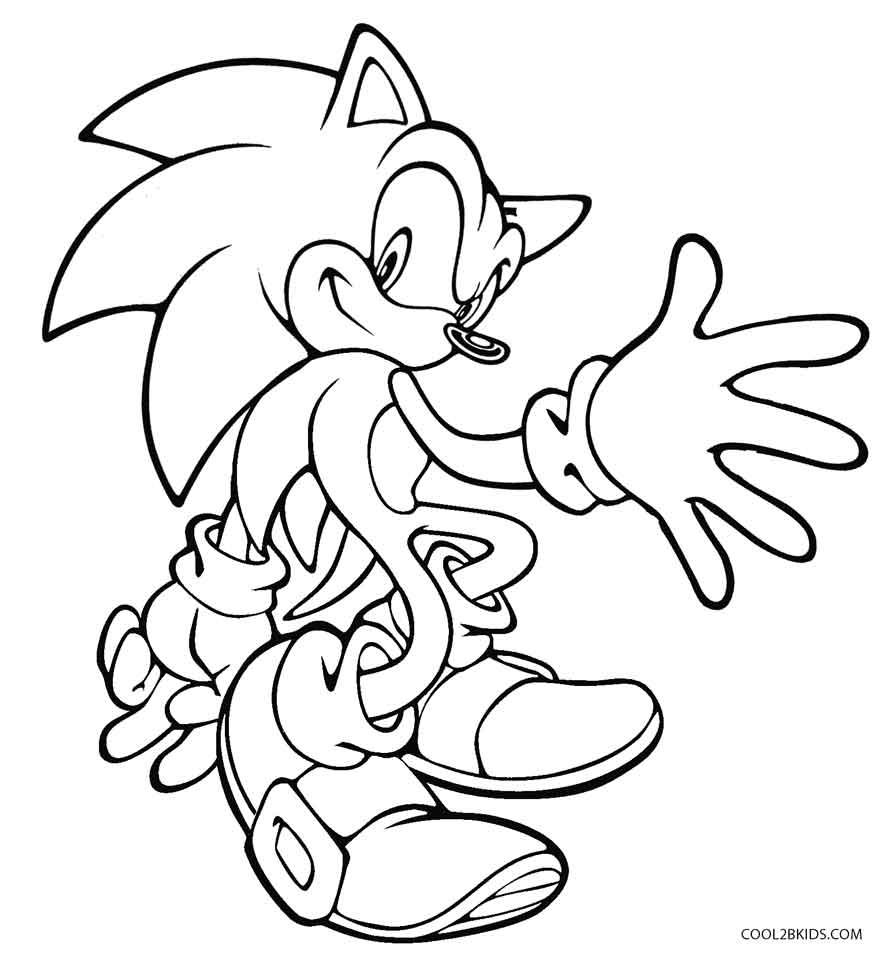 sonic coloring page printable sonic coloring pages for kids cool2bkids page coloring sonic 1 1