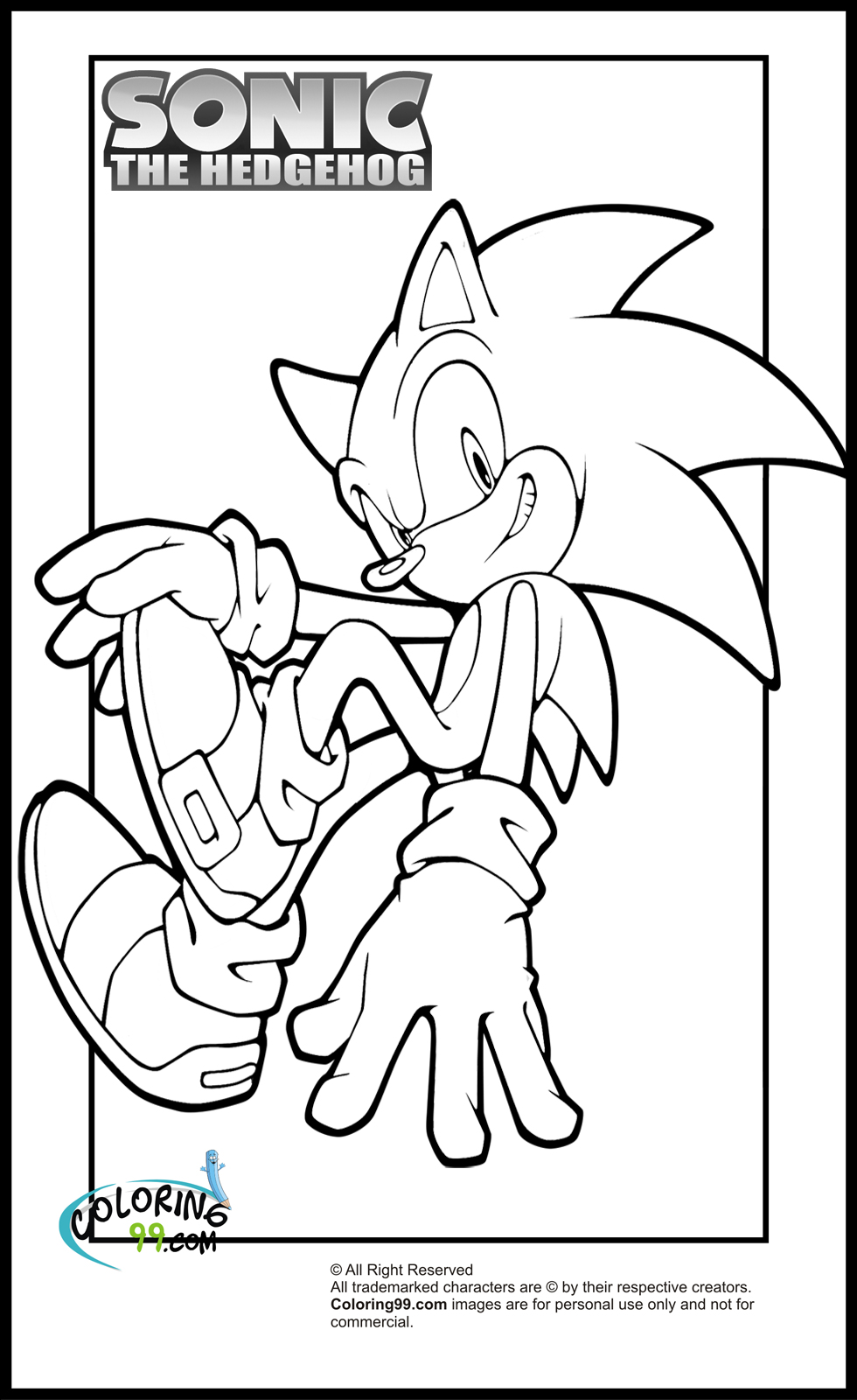 sonic coloring page sonic coloring pages minister coloring sonic page coloring 