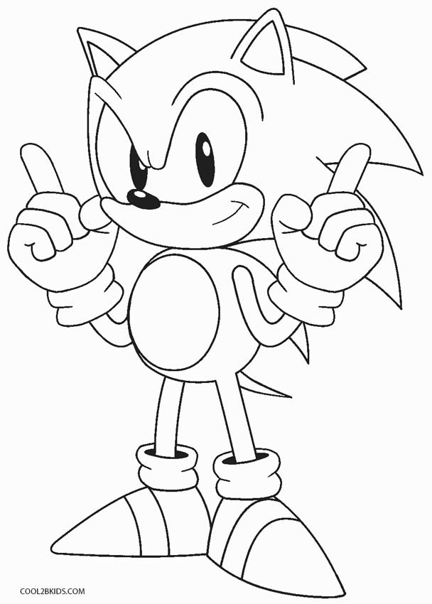 sonic coloring page sonic the hedgehog coloring pages getcoloringpagescom sonic page coloring 