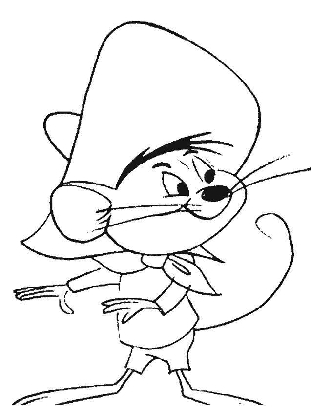 speedy gonzales coloring pages speedy gonzales action coloring pages looney tunes coloring gonzales speedy pages 