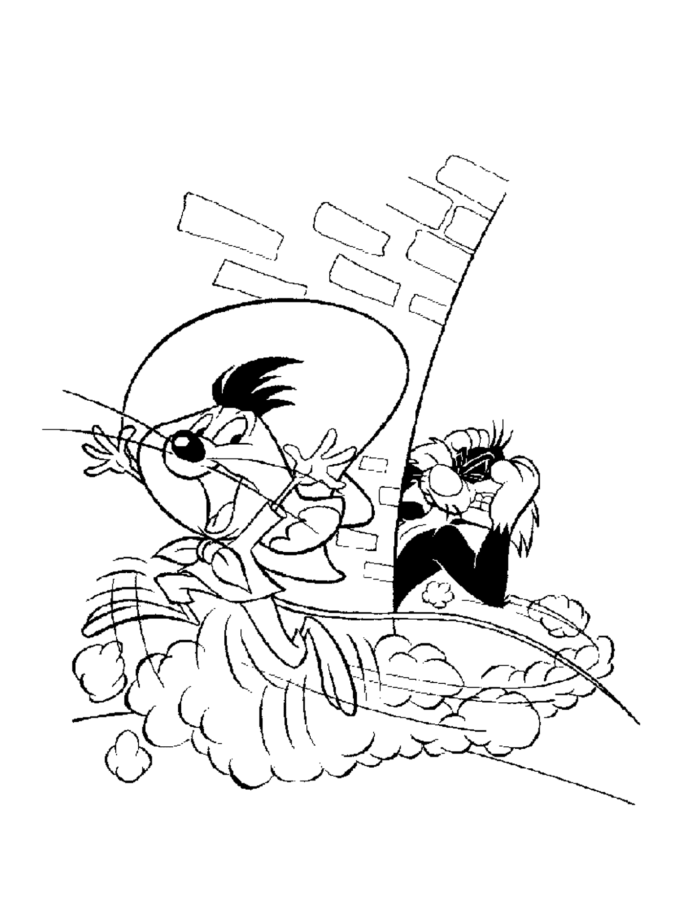 speedy gonzales coloring pages speedy gonzales coloring page free animaniacs coloring speedy pages gonzales coloring 