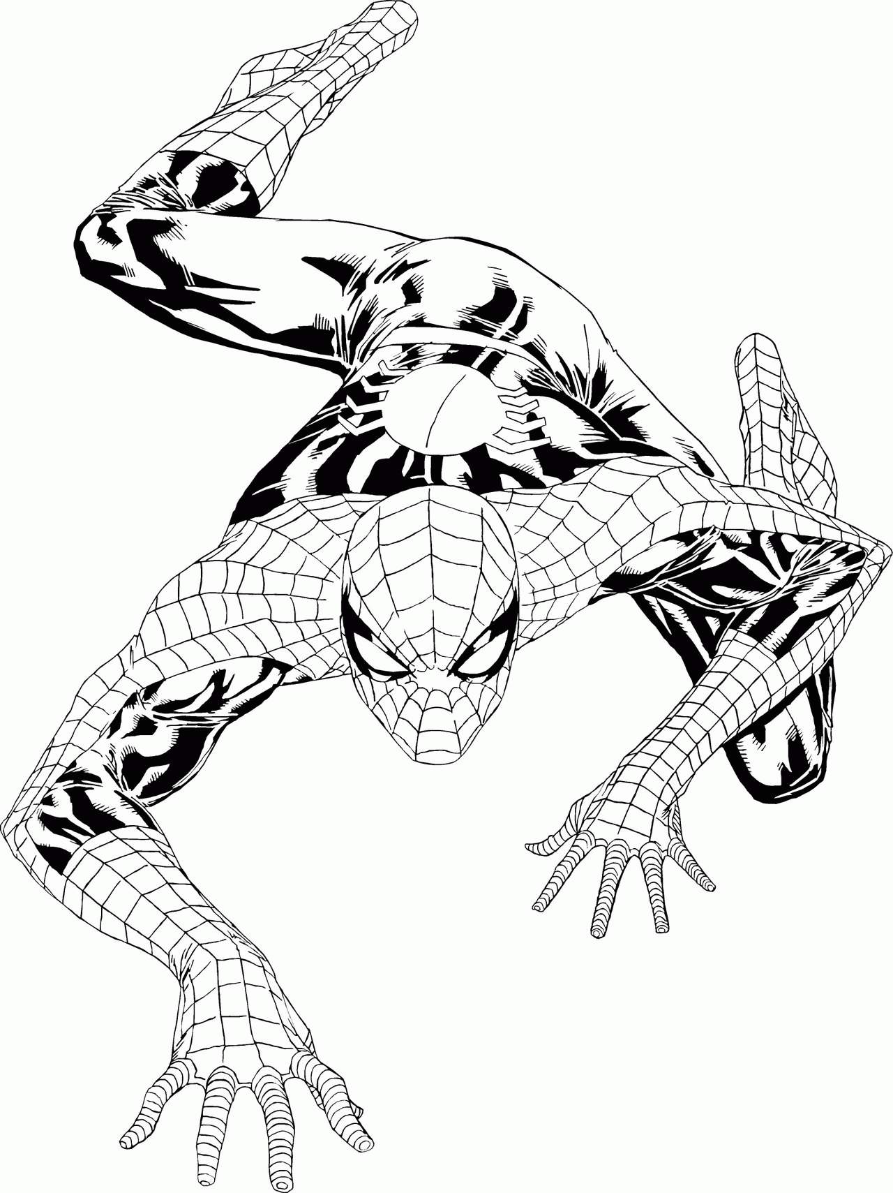 spiderman colouring pics spider man color page cartoon characters coloring pages colouring spiderman pics 