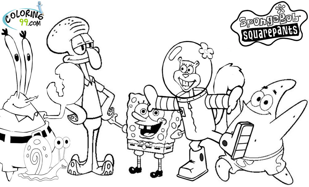 sponge bob coloring pages free coloring pages spongebob coloring pages pages sponge coloring bob 