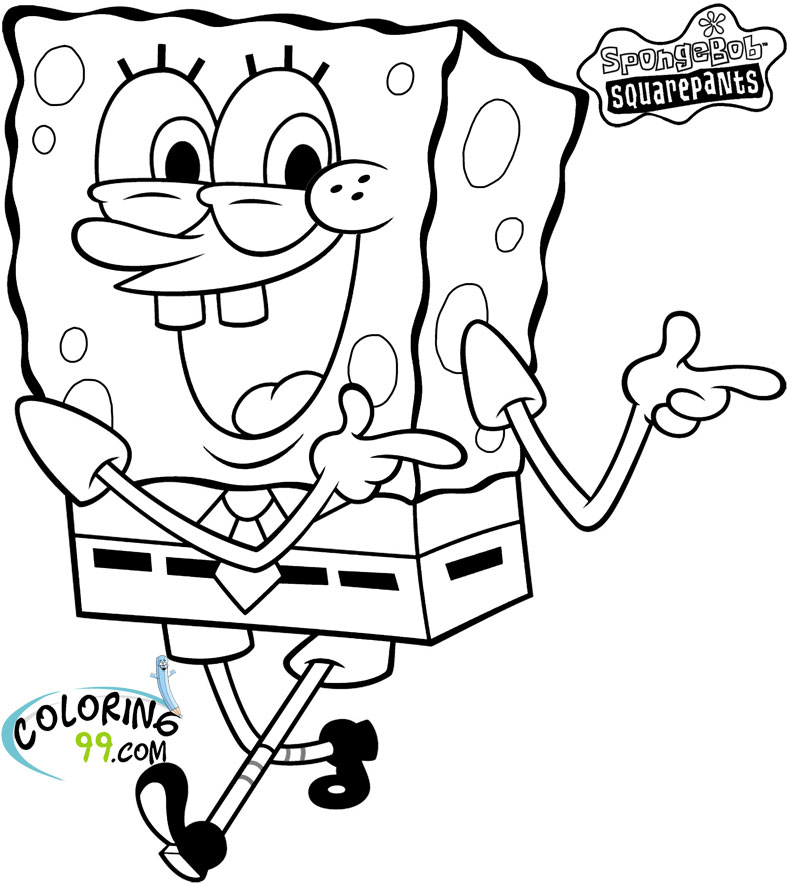 sponge bob coloring pages kids page spongebob coloring pages for kids bob sponge pages coloring 