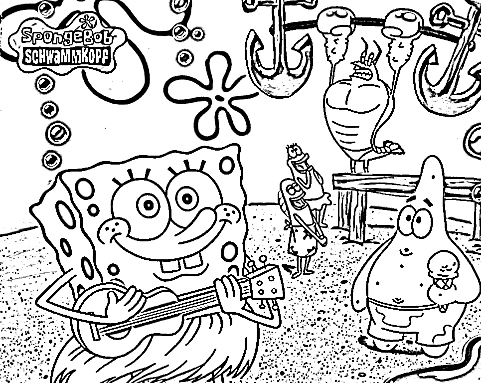 sponge bob coloring pages printable spongebob coloring pages for kids cool2bkids bob pages sponge coloring 