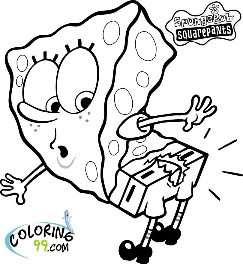 sponge bob coloring pages sponge bob coloring pages kids printable coloring pages sponge coloring bob pages 