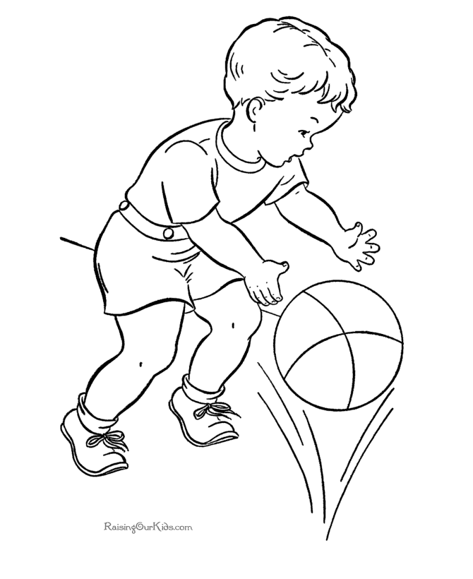 sports day colouring basketball coloring page for kids 030 sports day colouring 