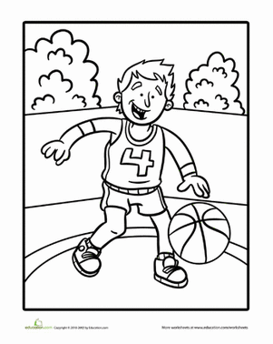 sports day colouring preschool sports coloring pages printables educationcom day colouring sports 