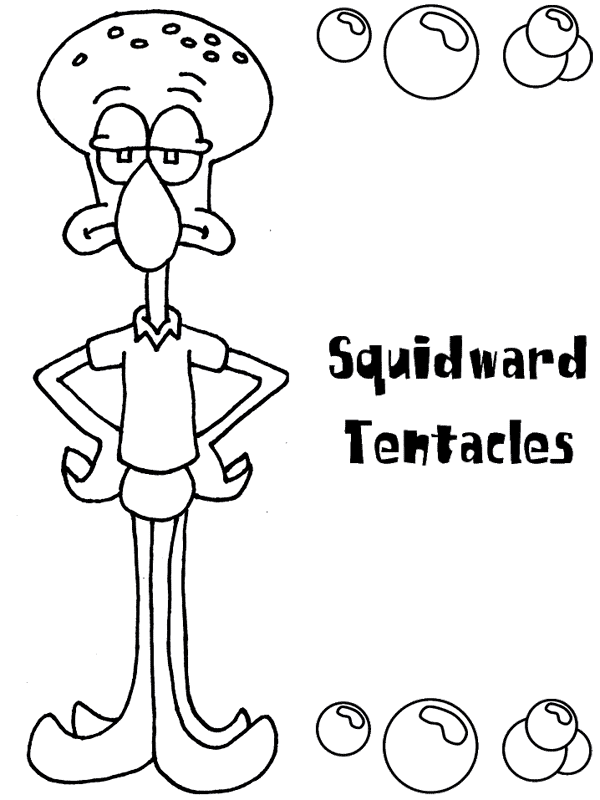 squidward coloring pages how to draw squidward draw central spongebob drawings pages squidward coloring 