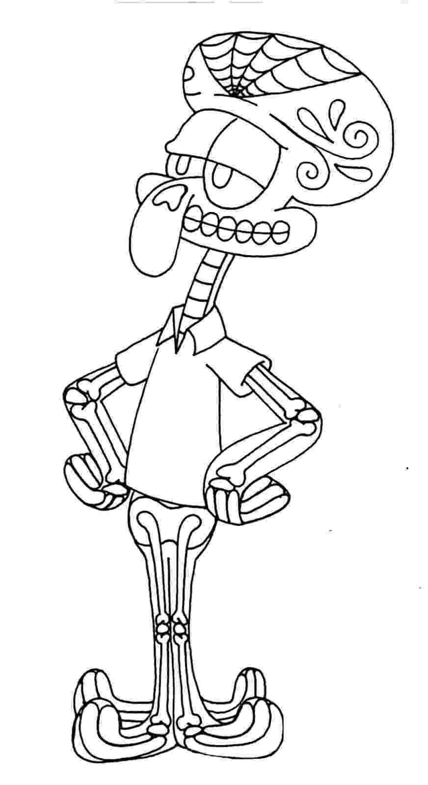 squidward coloring pages yucca flats nm wenchkin39s coloring pages skele squidward squidward coloring pages 