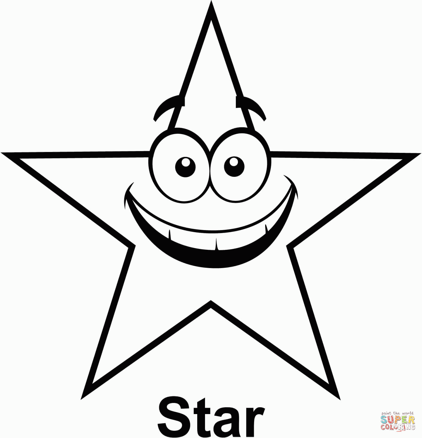star picture to color free printable star coloring pages for kids star picture to color 