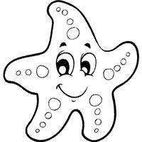 starfish to color free printable starfish coloring pages for kids starfish to color 