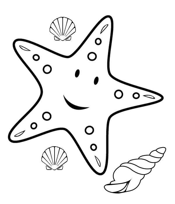 starfish to color printable starfish coloring pages for kids cool2bkids to color starfish 
