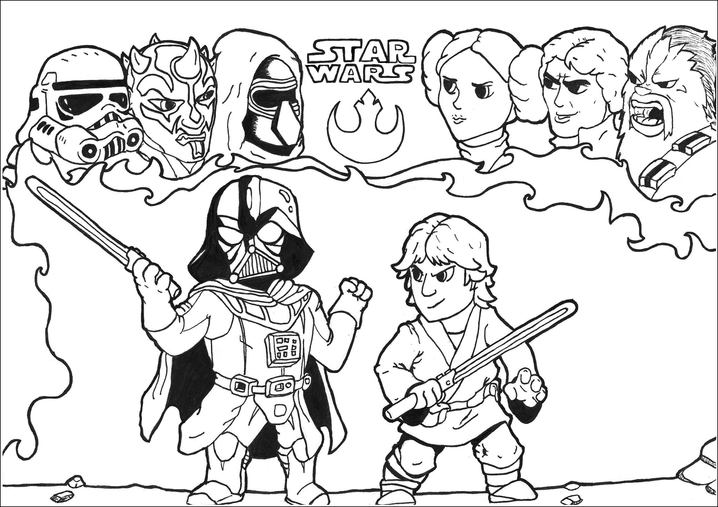 stars wars coloring pages star wars free to color for kids star wars kids coloring pages wars stars coloring 