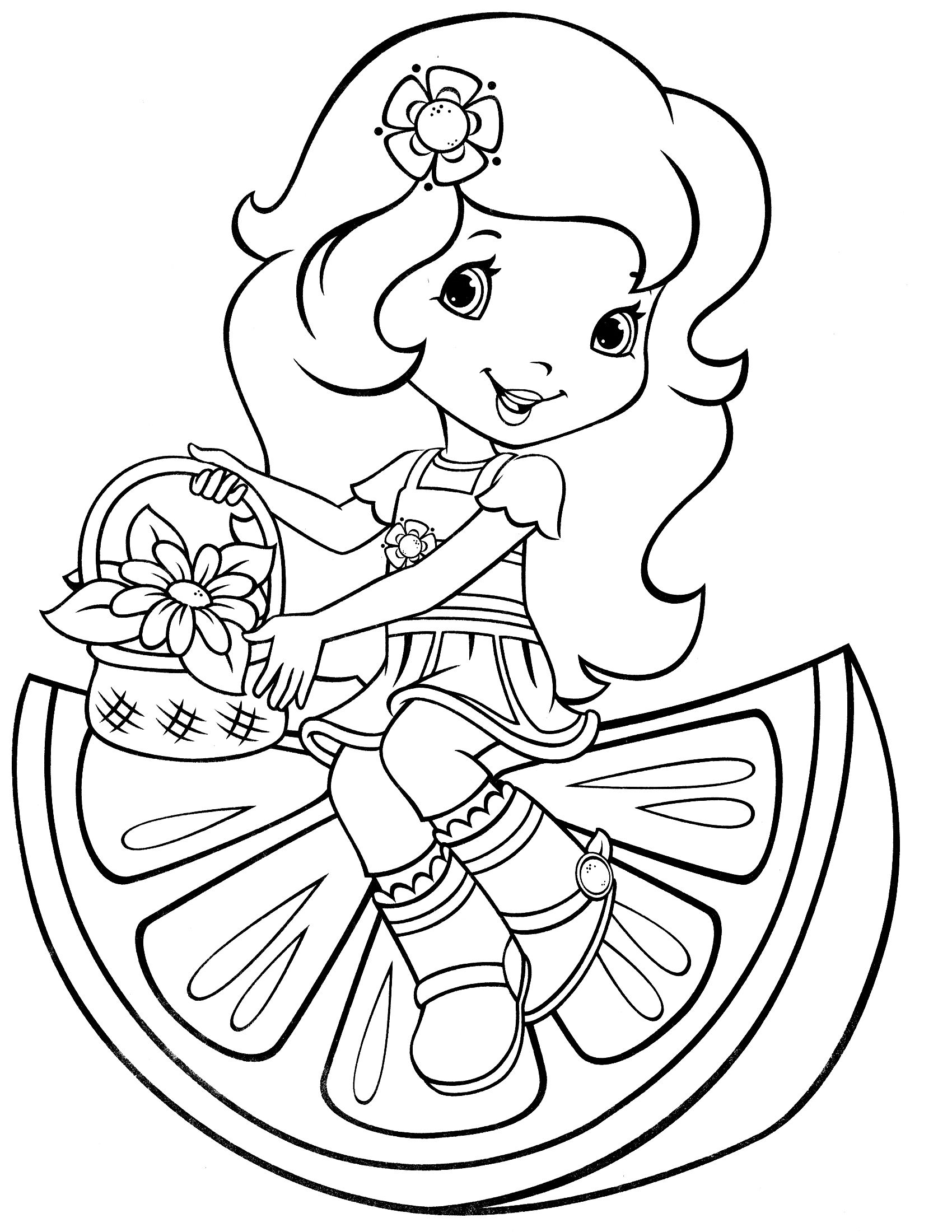 strawberry shortcake colouring pages to print strawberry shortcake 4 coloringcolorcom strawberry colouring print to shortcake pages 