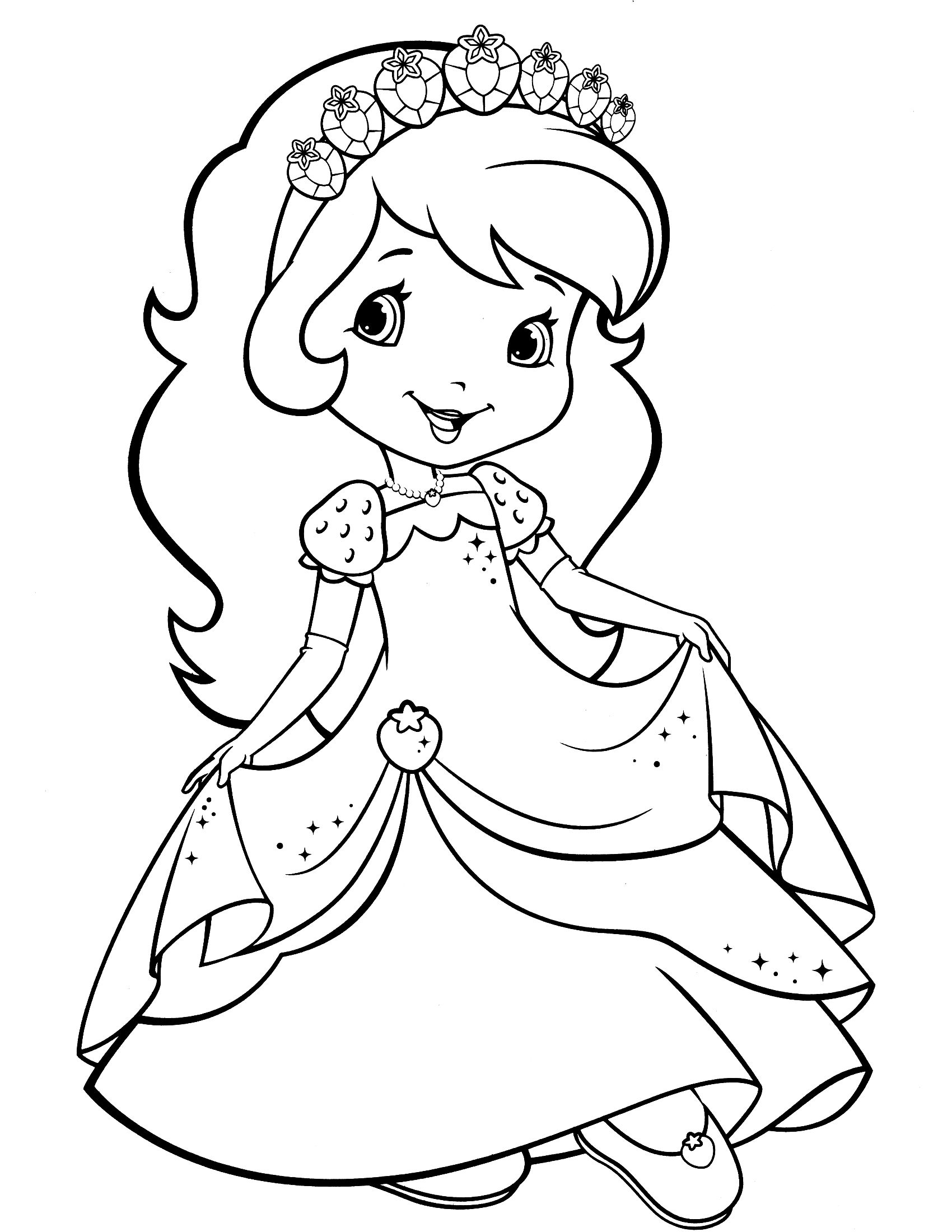 strawberry shortcake colouring pages to print strawberry shortcake coloring page princess coloring pages colouring strawberry shortcake print to 