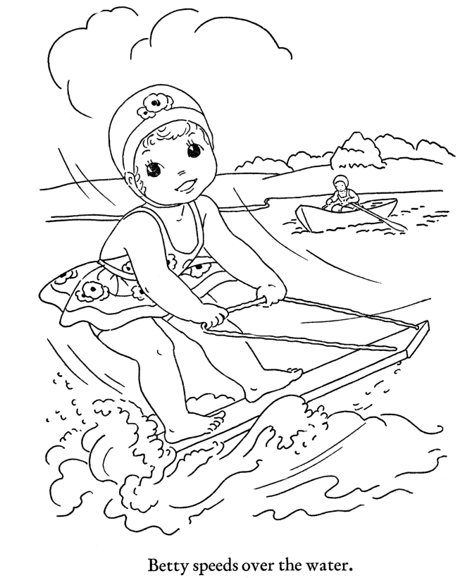 summer coloring page coloring town summer page coloring 
