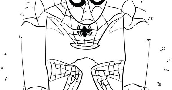 superhero connect the dots connect the dots spiderman superhero cartoons gt spiderman connect the dots superhero 