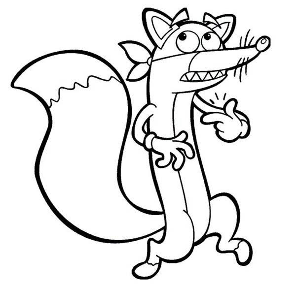 swiper coloring page dora coloring pages backpack diego boots swiper print coloring page swiper 