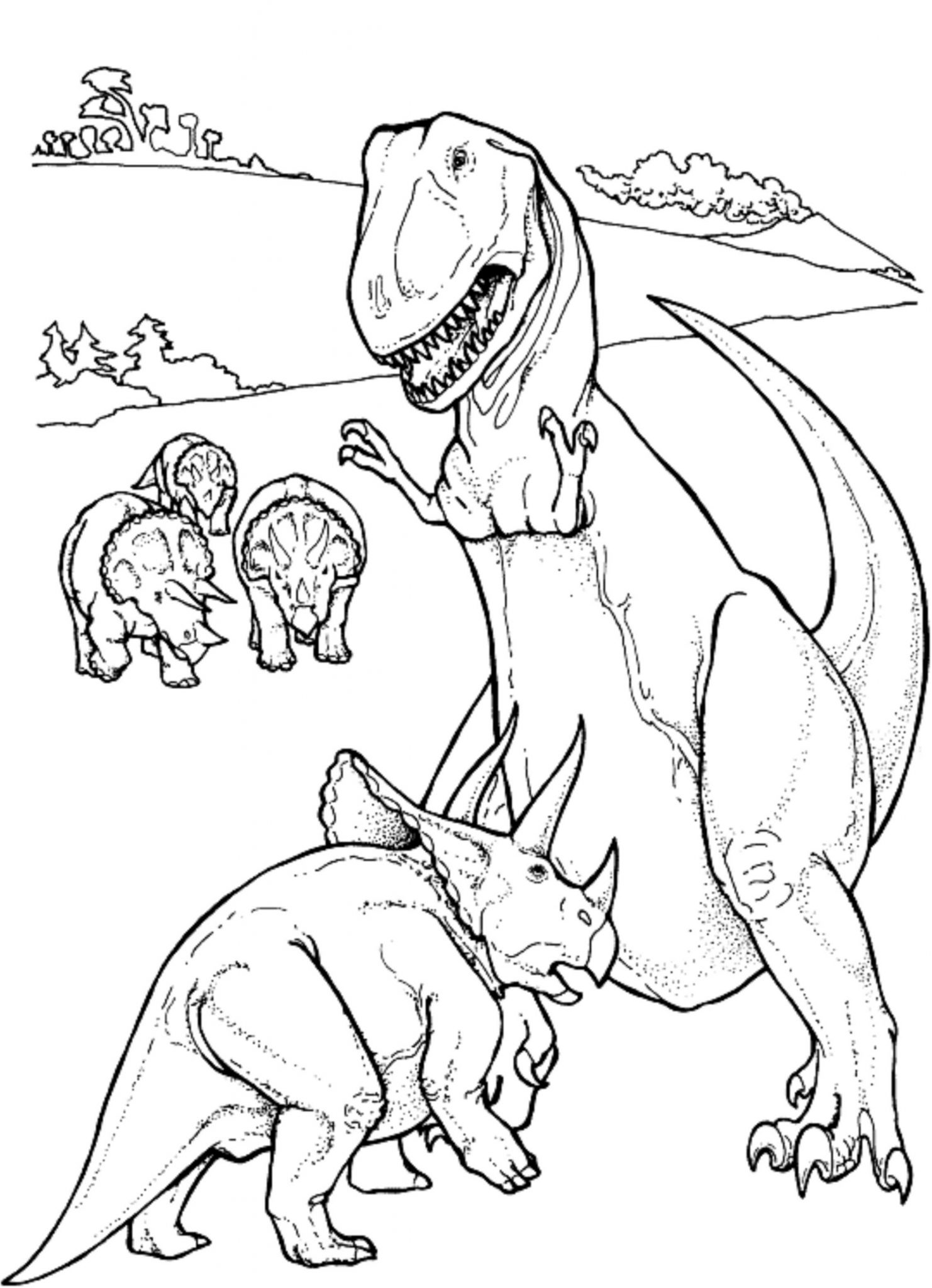 t rex coloring page print download dinosaur t rex coloring pages for kids coloring t rex page 
