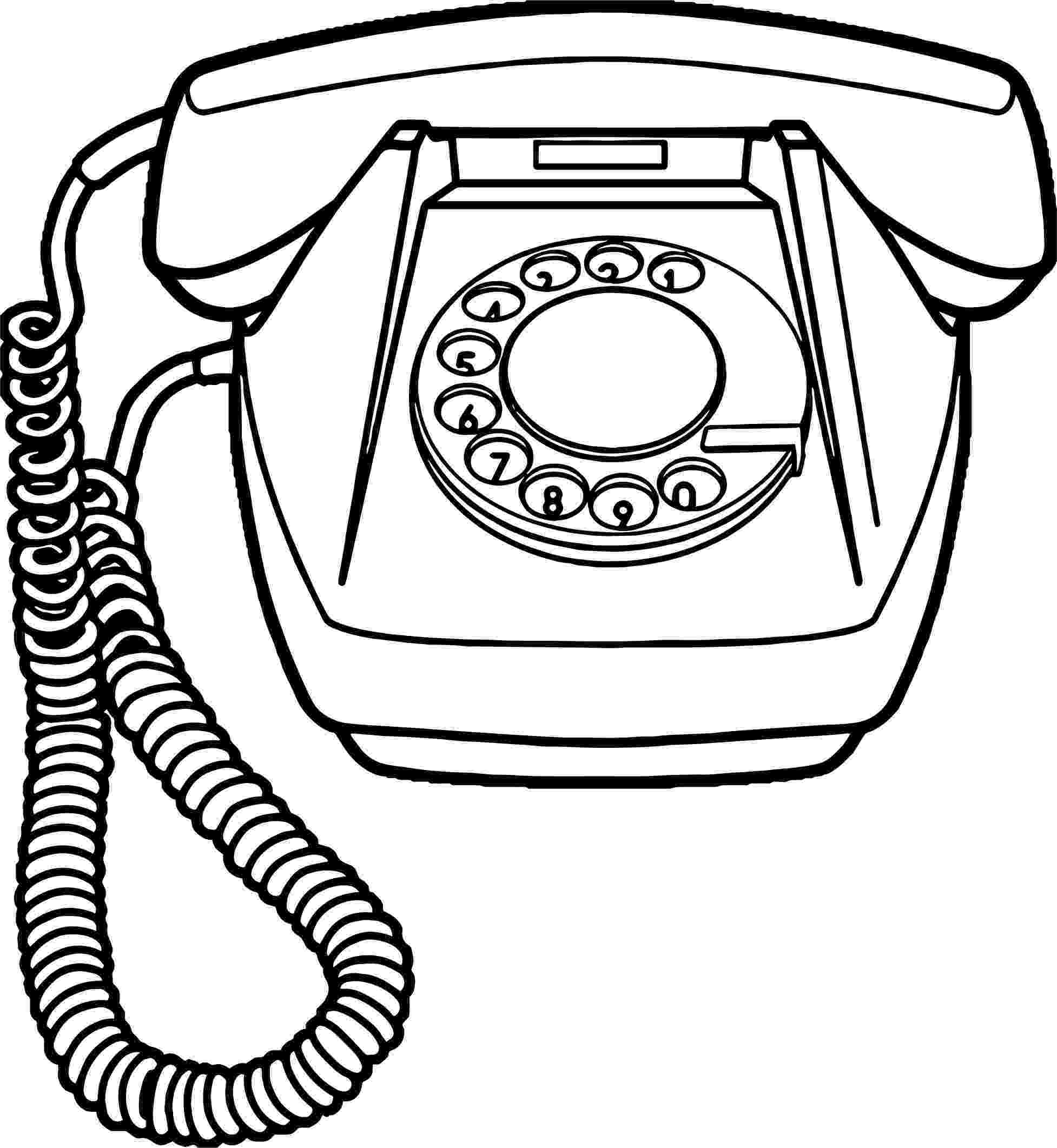 telephone coloring pages coloring pages of cell phones page 1 coloring home pages telephone coloring 