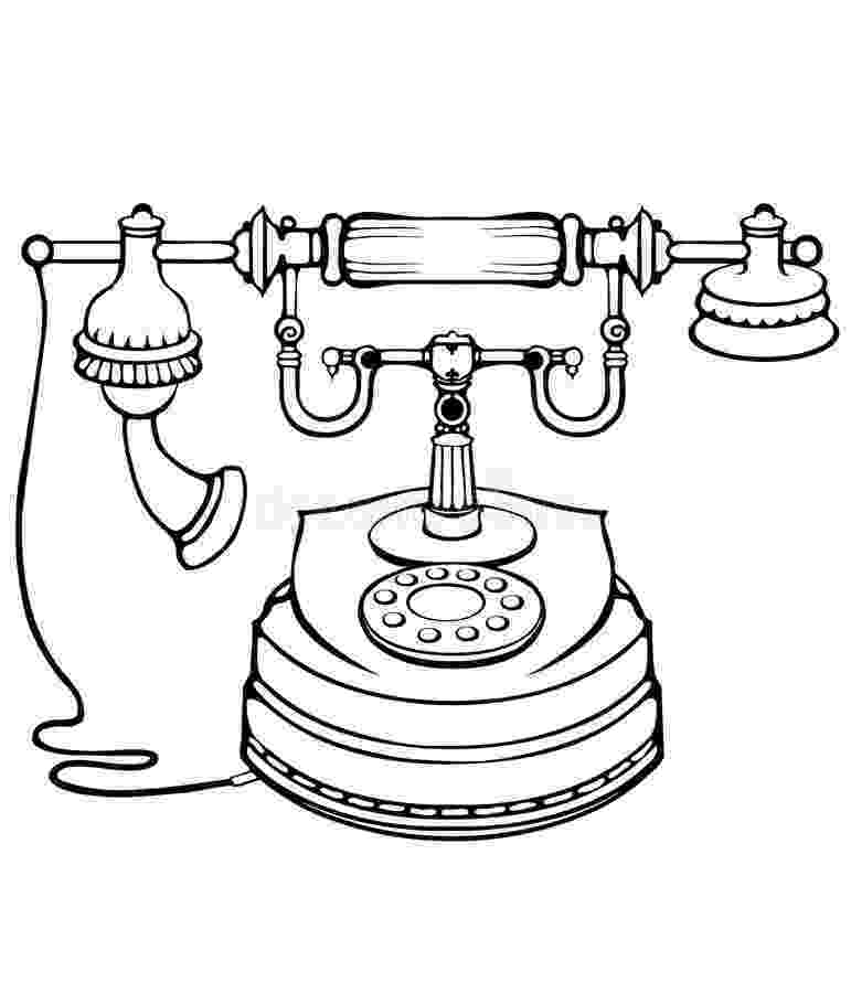 telephone coloring pages phone coloring pages coloring pages to download and print telephone coloring pages 
