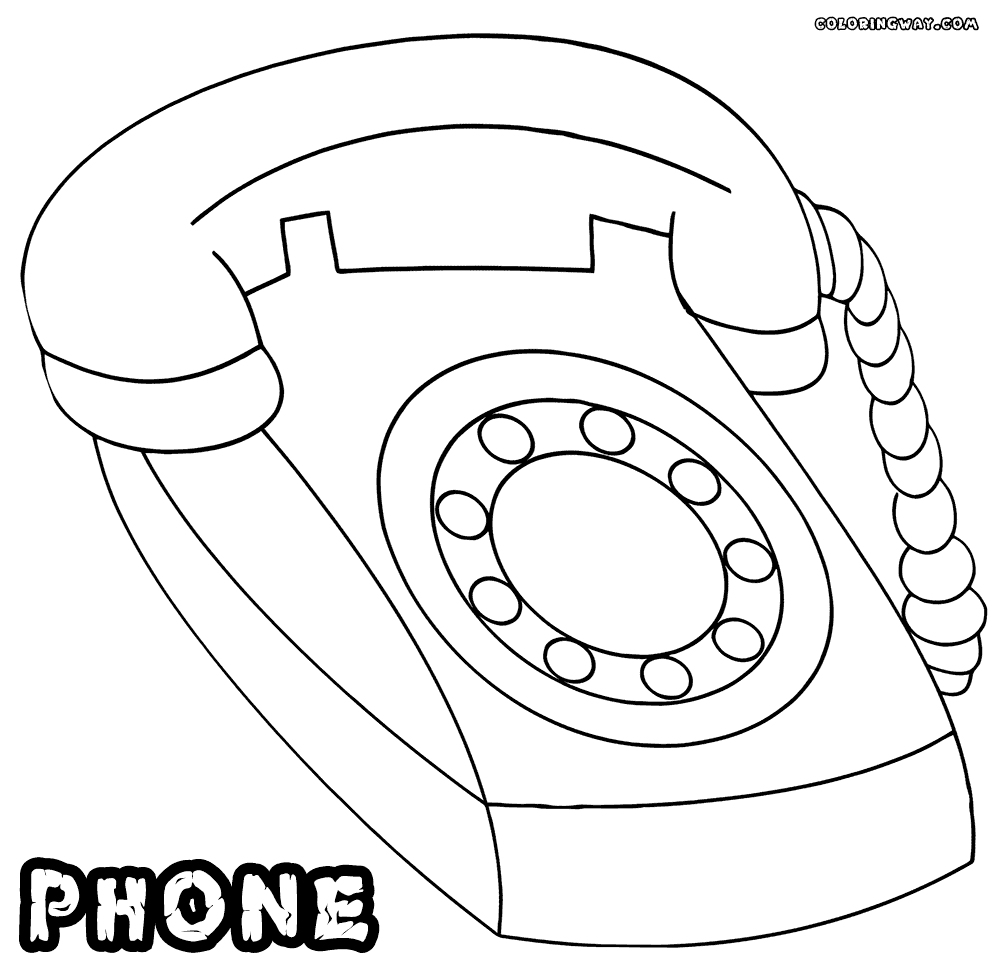telephone coloring pages vintage telephone coloring page free printable coloring telephone pages coloring 