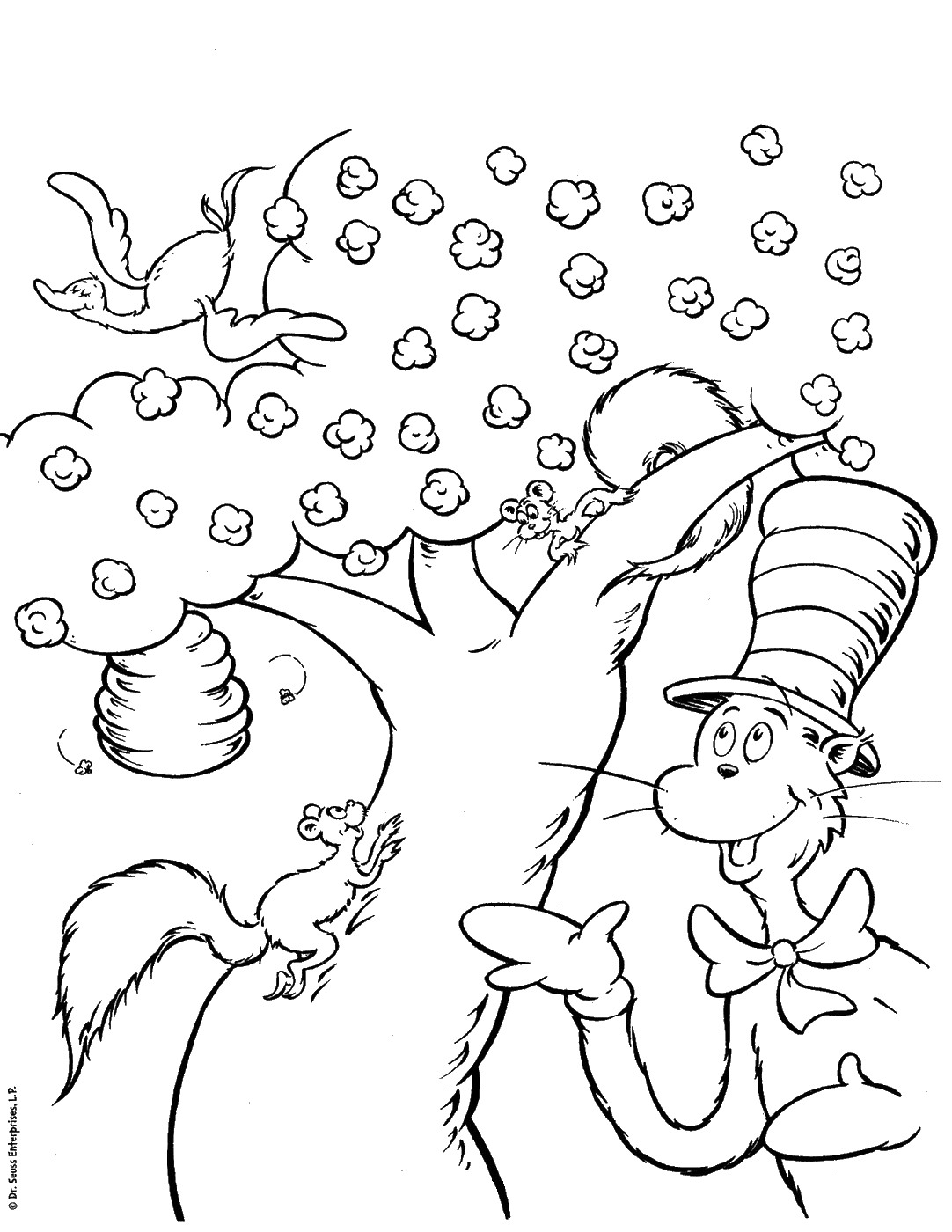 the cat in the hat coloring pages printable cat in the hat welcome coloring pages coloring pages for kids cat hat pages the coloring the in printable 