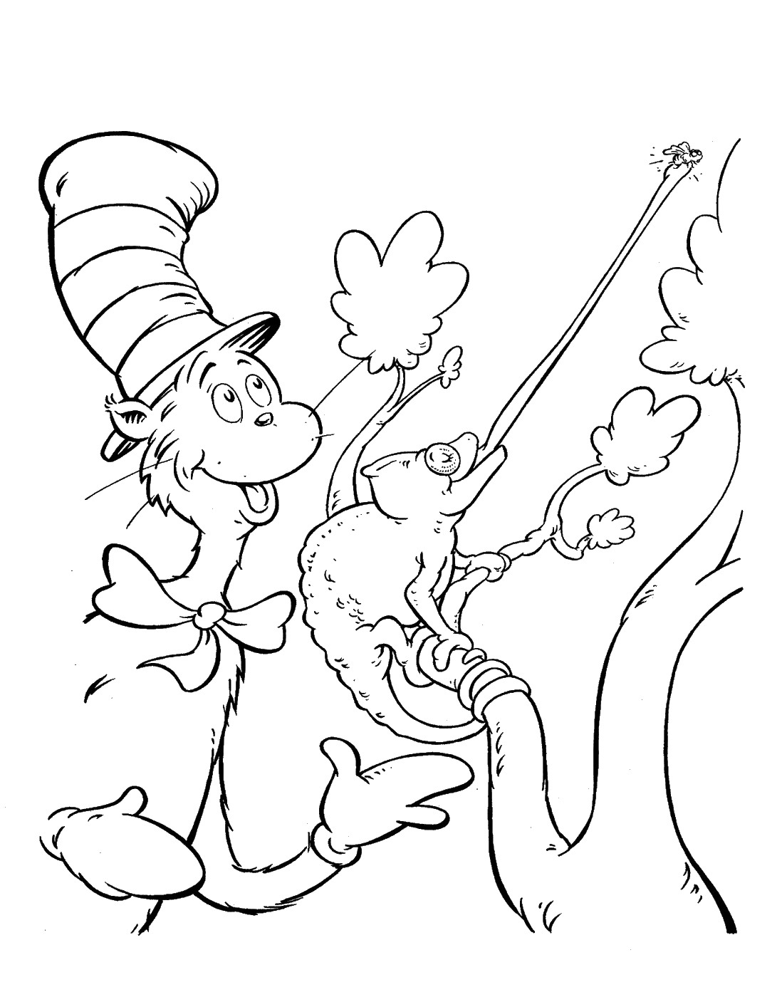 the cat in the hat coloring pages printable free printable top hat coloring page coloring home the cat hat in pages coloring the printable 
