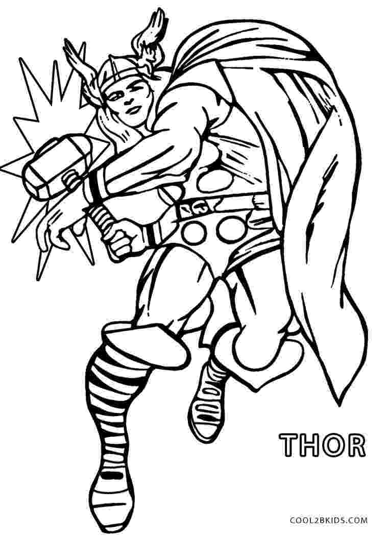 thor colouring pictures printable thor coloring pages for kids 360coloringpages pictures thor colouring 