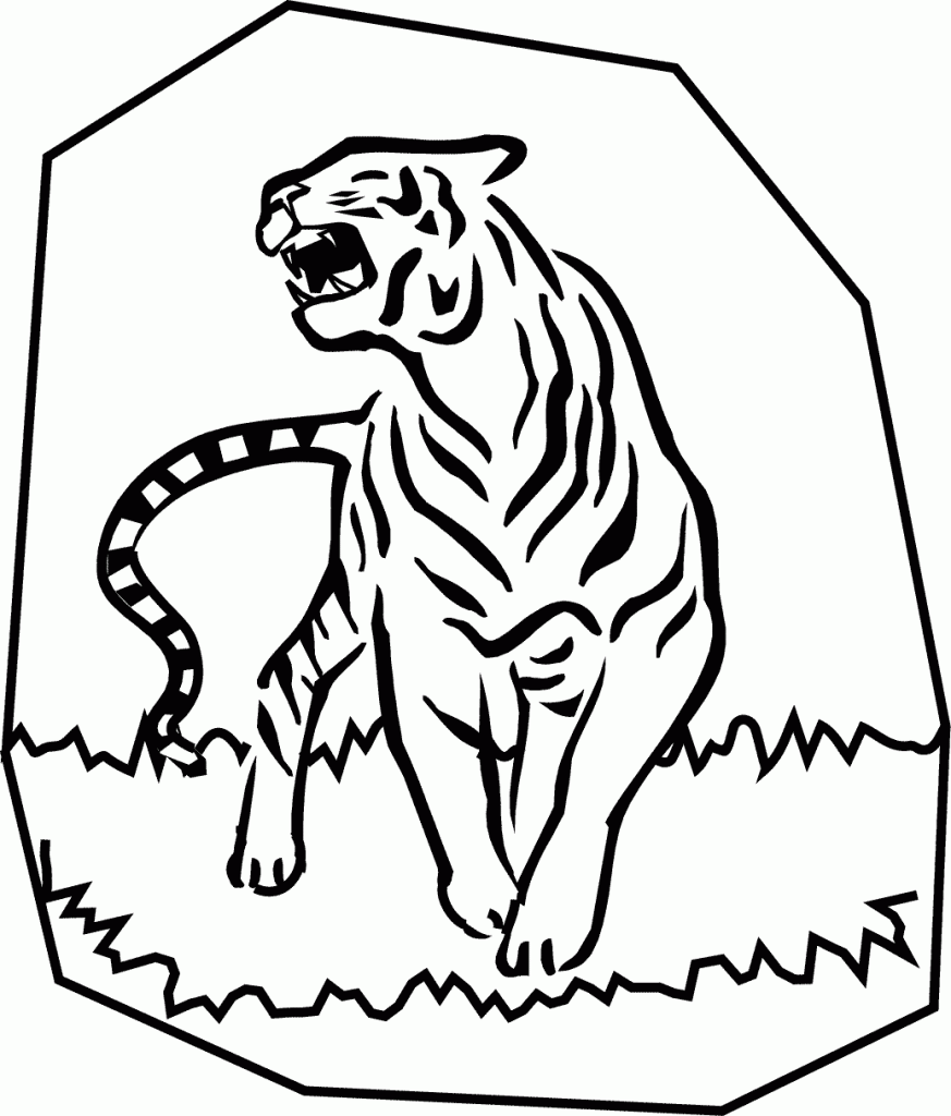tiger coloring page free printable tiger coloring pages for kids page coloring tiger 1 1