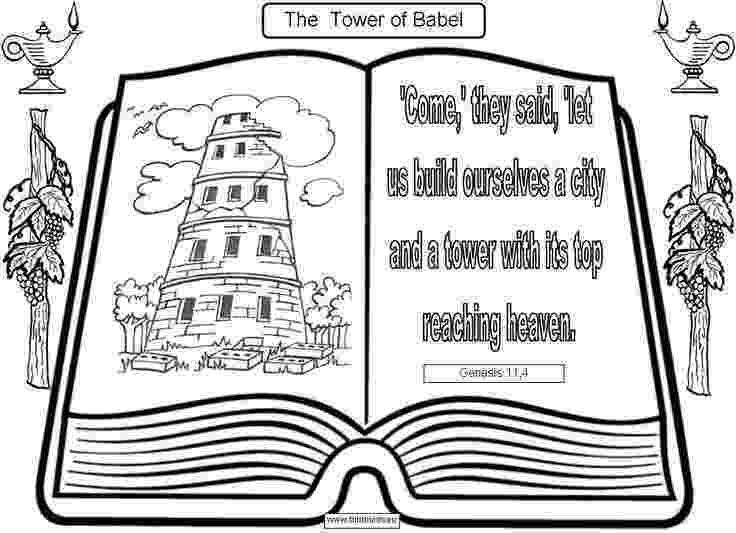 tower of babel coloring page tower of babel coloring page free printable coloring pages of tower coloring page babel 