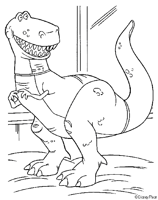 toy story rex coloring pages learn how to draw rex from toy story toy story step by story pages toy coloring rex 