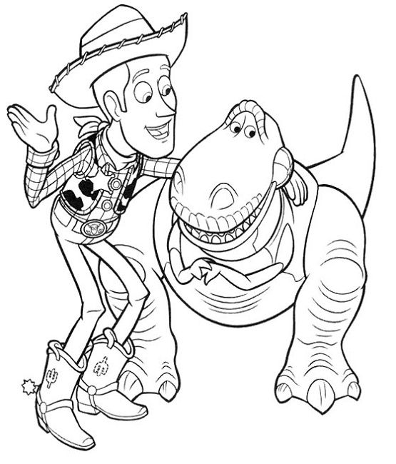 toy story rex coloring pages toy story rex coloring page rex pages toy story coloring 