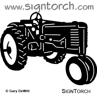 tractor stencil free pin on western free stencil tractor 