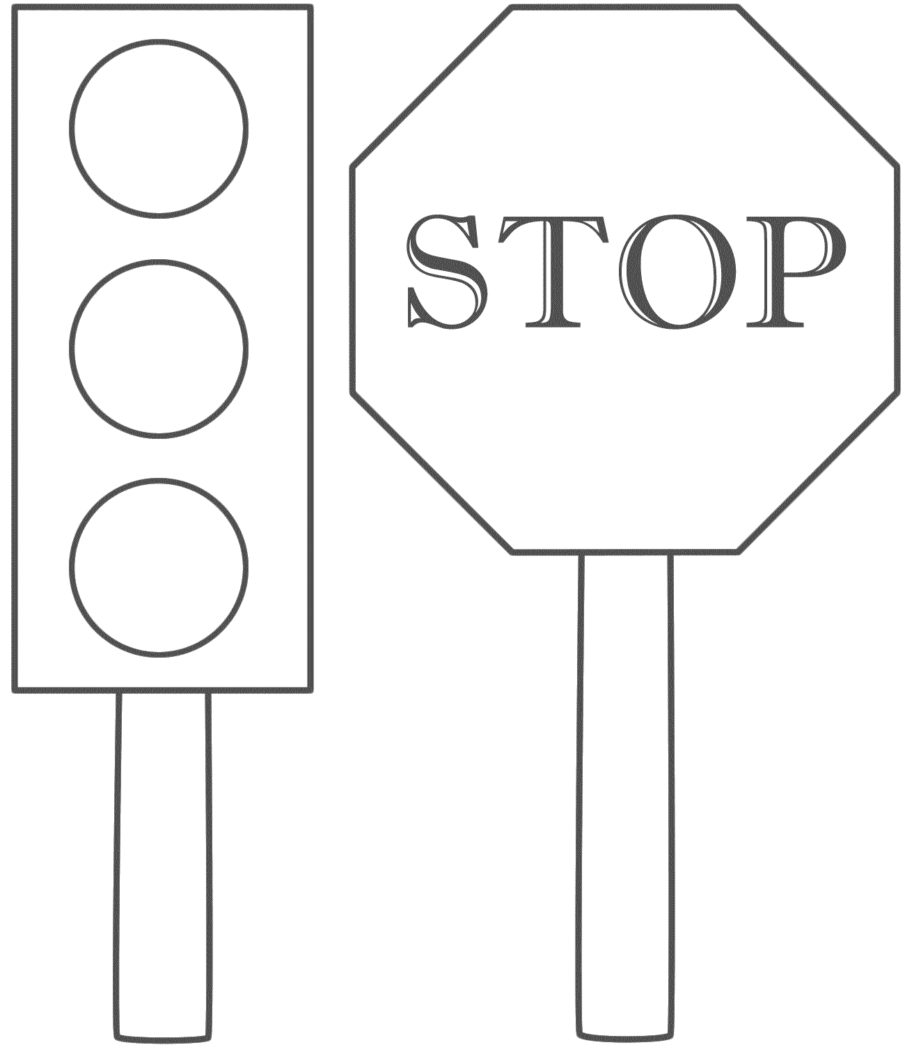 traffic light coloring page traffic lights stop sign coloring page doprava traffic light page coloring 