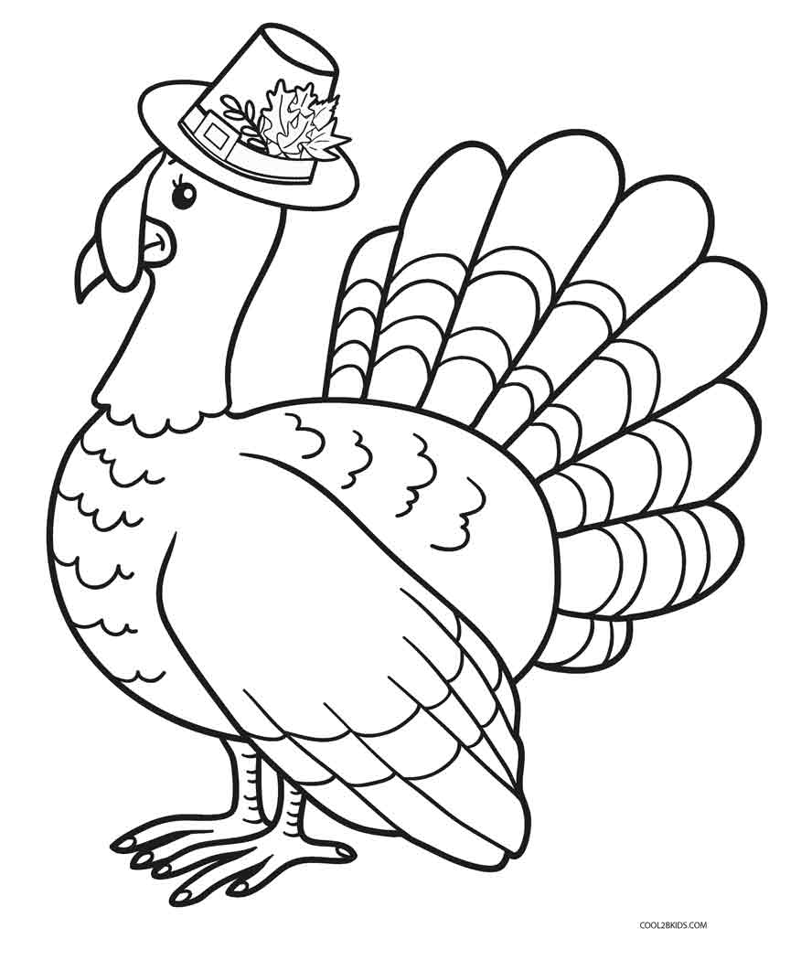 turkeys to color free printable turkey coloring pages for kids cool2bkids color to turkeys 