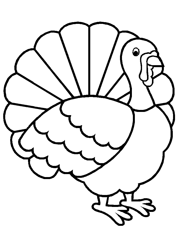 turkeys to color free printable turkey coloring pages for kids turkeys color to 